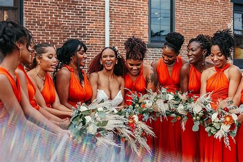 Bria And Jamell S Whimsical Burnt Orange Fall Wedding By Tolman Media Pennsylvania Boho