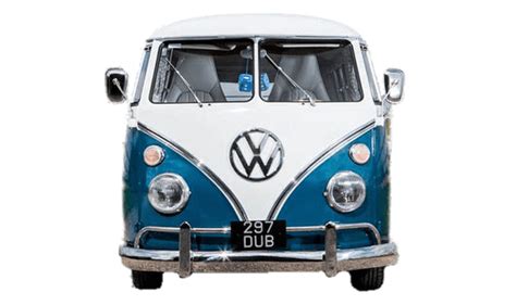 Volkwagen Camper Van Front View Transparent Png Stickpng