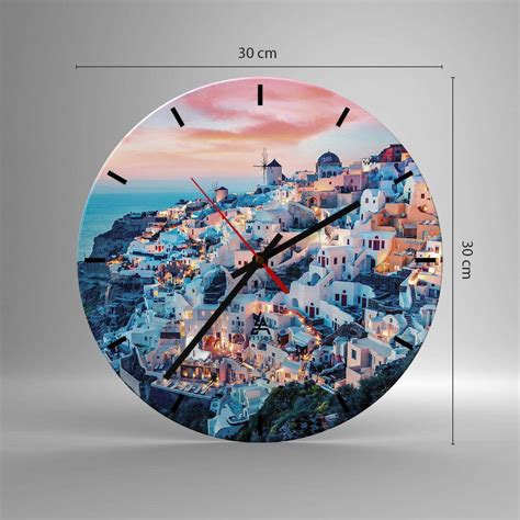 Horloge Murale Arttor Vos Grandes Vacances En Gr Ce Cadran Lignes