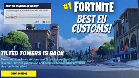 Eu Custom Matchmaking Fortnite Live Solo Duo Squad Scrims Kos Only