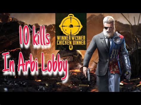 Ace Master Lobby Chicken Dinner Pubg Mobile Youtube