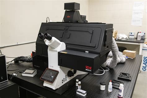 Leica Inverted DMI8 Stellaris Confocal Microscope Biofilm Lab