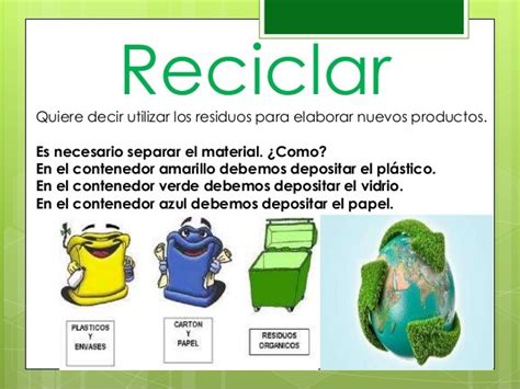 Segundo Primaria Reducirreciclar Y Reutilizar