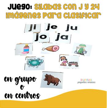 Letra J Silabas Con J Ja Je Ji Jo Ju Actividades Con J