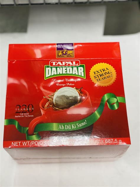 Tapal Danedar Black Tea The Noir 220 Tea Bags Made In Pakistan EBay