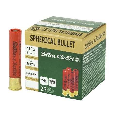 Sellier Bellot Bore Buckshot Pellets Box Rds