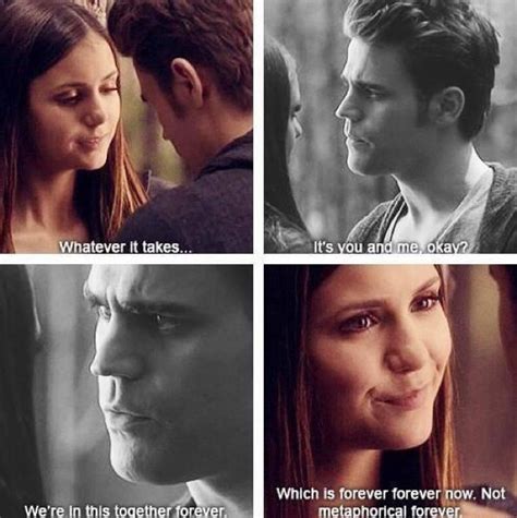 Stefan And Elena In It Forever With Each Other Vampire Diaries Funny