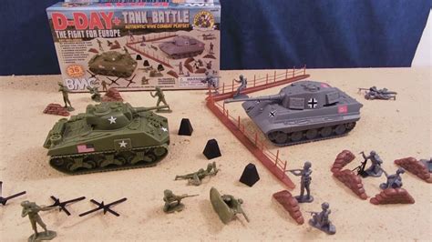 Bmc Toys D Day Tank Battle Set Review Youtube