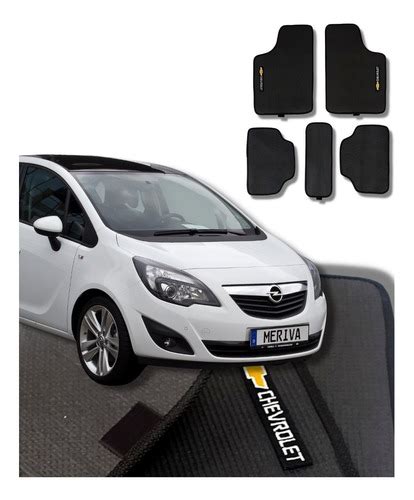 Jogo De Tapete Em Pvc Borracha Universal Chevrolet Gm Meriva