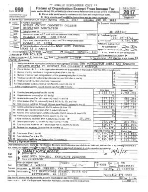 Fillable Online PUBLIC DISCLOSURE COPY 990 Return Of Bc3 Edu