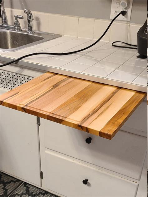 Custom Slide Outpull Out Cutting Board Etsy Australia