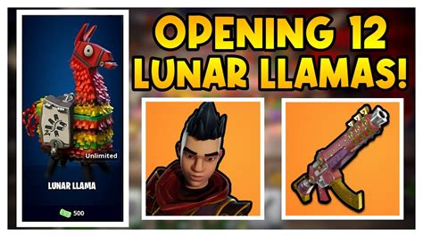 Opening Lunar Llamas Fortnite Save The World Youtube