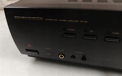 Marantz Pm Zintegrowany Wzmacniacz Stereo Oficjalne