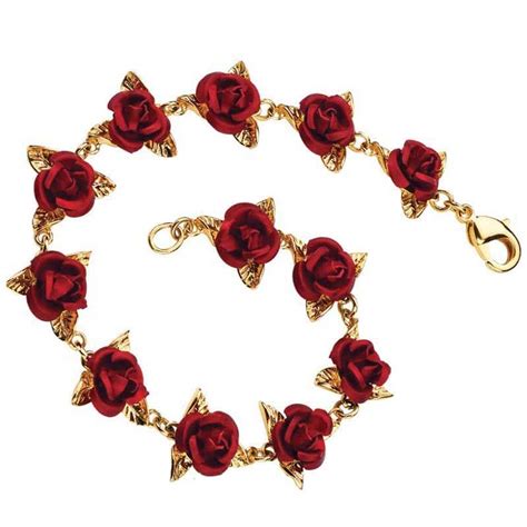 A Dozen Roses Bracelet Jewelry Bracelets Gold Rose Jewelry Jewelry