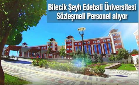 Bilecik Eyh Edebali Niversitesi S Zle Meli Personel Al Yor Nce