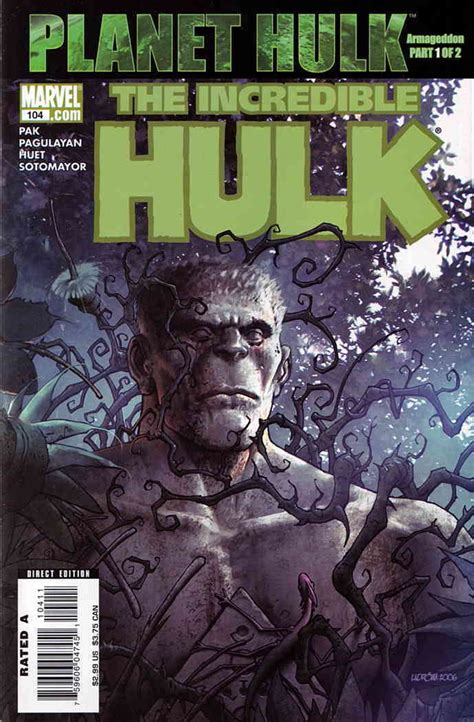 Incredible Hulk The 2nd Series 104 VF Marvel Planet Hulk Greg