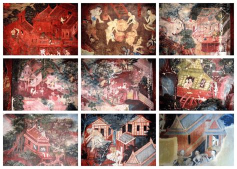 examples  temple murals   survey  scientific diagram
