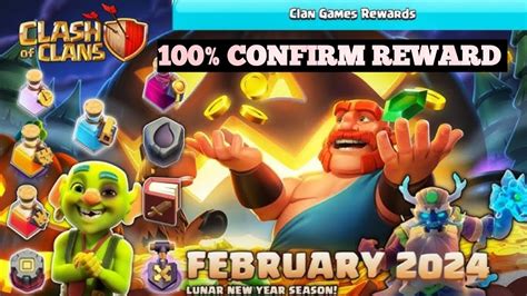 Confirm Clan Game Reward February Clash Of Clans Youtube