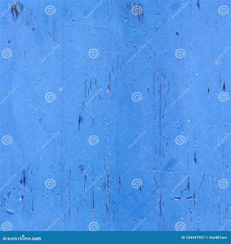 Textura De Tablas De Madera Pintadas Con Fondo De Pintura Azul Imagen