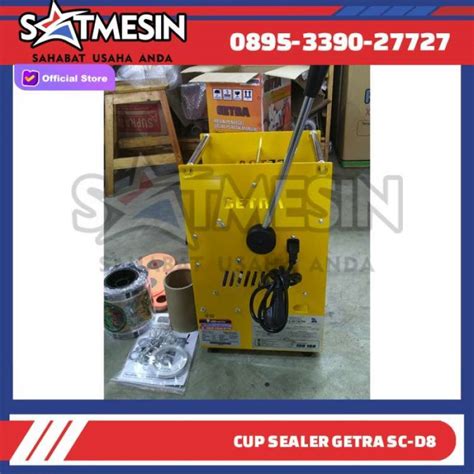 Jual Getra Cup Sealer Manual Sc D Mesin Penyegel Gelas Plastik