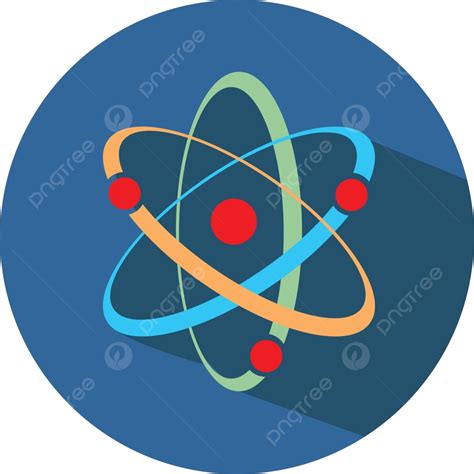 Atom Icon Research Orbiting Science Vector Research Orbiting Science