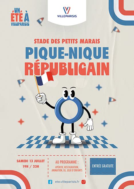 Pique nique républicain du 13 juillet Villeparisis