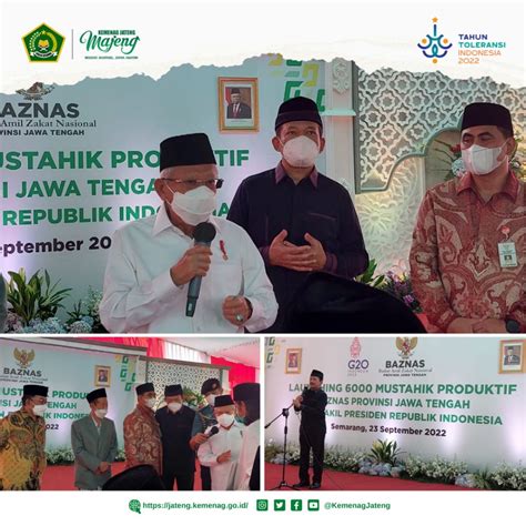 Mencapai Mustahik Wakil Presiden Ri Hadir Dalam Launching Bantuan