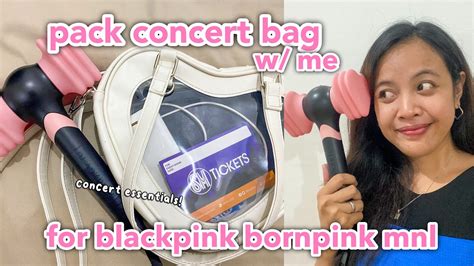 Whats In My Concert Bag Bornpink Concert Ph Concert Essentials