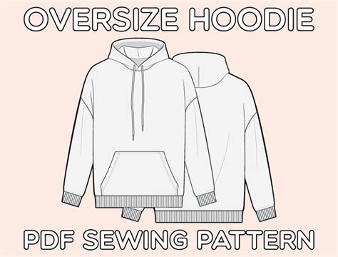 Beginner Template Hoodie Sewing Pattern