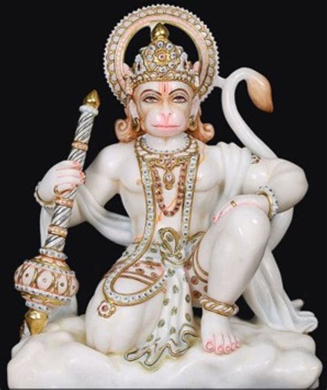 White Marble Lord Hanuman Statue For Worship At Rs 45000 In Jaipur