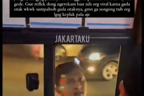 Viral Pengemudi Minibus Plat F Tampar Driver Bus Transjakarta Ini