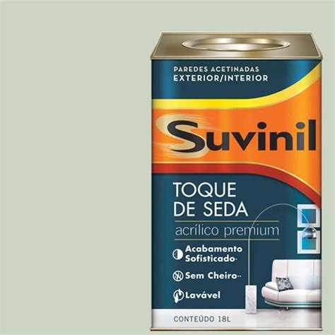 Tinta Acrilica Acetinada Toque De Seda Suvinil Refúgio Perdido 18lts