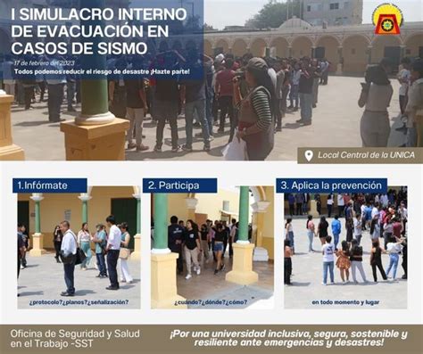 Primer Simulacro Interno De Evacuacion En Casos De Sismo Organizado Por La Oficina De Seguridad