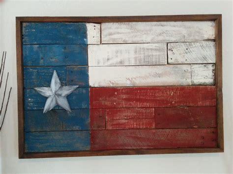 Framed Rustic Wooden Texas Flag by LittleLammCreations on Etsy