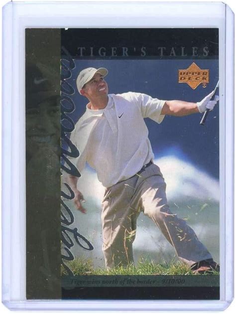 Amazon 2001 Upper Deck Tiger S Tales TT29 TIGER WOODS Rookie Card