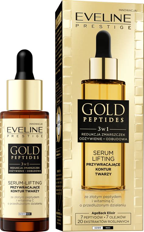 Eveline Cosmetics Gold Peptides Serum Do Twarzy Liftinguj Ce