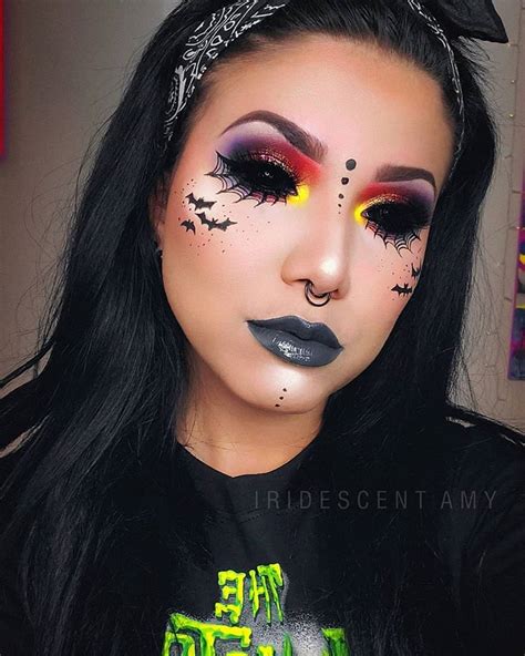 Another Halloween Glam Look Some Gothic Glam And With Bats And