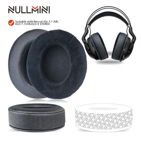 NullMini Replacement Earpads For Roccat Elo 7 1 AIR ELO 7 1 Headphone