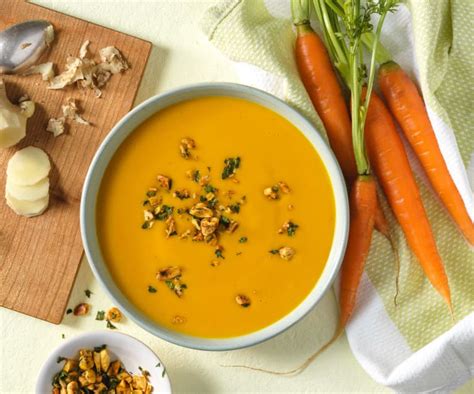 Karotten Ingwer Suppe Mit Cashew Topping Cookidoo Das Offizielle