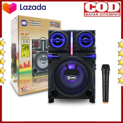 Speaker Portable Gmc 897q 65 Inch Bluetooth Karaoke Extra Bass