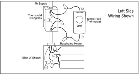 How To Wire A V Baseboard Heater