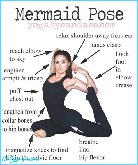 Mermaid Pose Yoga - AllYogaPositions.com