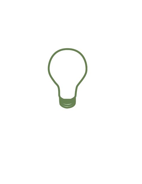 Green Light Bulb Clip Art at Clker.com - vector clip art online, royalty free & public domain