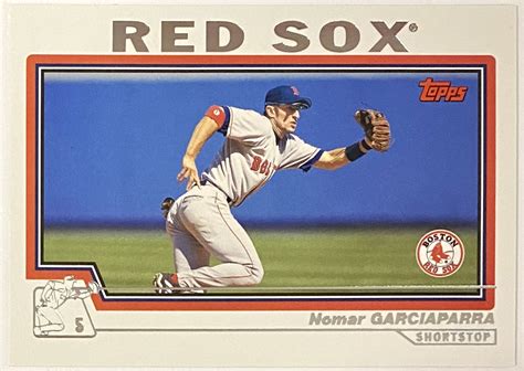 Nomar Garciaparra Topps Boston Red Sox Baseball Card Kbk Sports