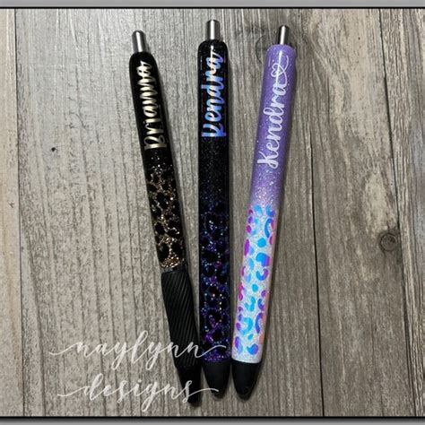 Leopard Overlay Glitter Pens Inkjoy Glitter Pen Etsy