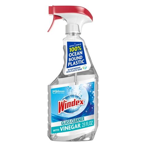 Windex With Vinegar Glass Cleaner Spray Bottle 23 Fl Oz