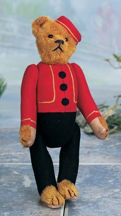 German Mohair Yes No Bellhop Bear By Schuco Germany Valued At