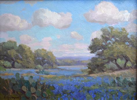 Eric Harrison Bluebonnets Bluebonnet Texas Hill Country At 1stdibs