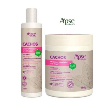 Kit Cachos Ativador 500g E Gelatina 300ml Apse Vegano Shopee Brasil