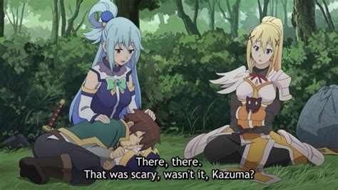 Aqua Genuinely Comforting Kazuma Was Adorable Rkonosuba